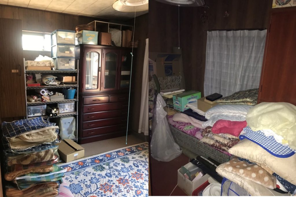 小牧市の両親の遺品整理と母屋の家財処分を依頼