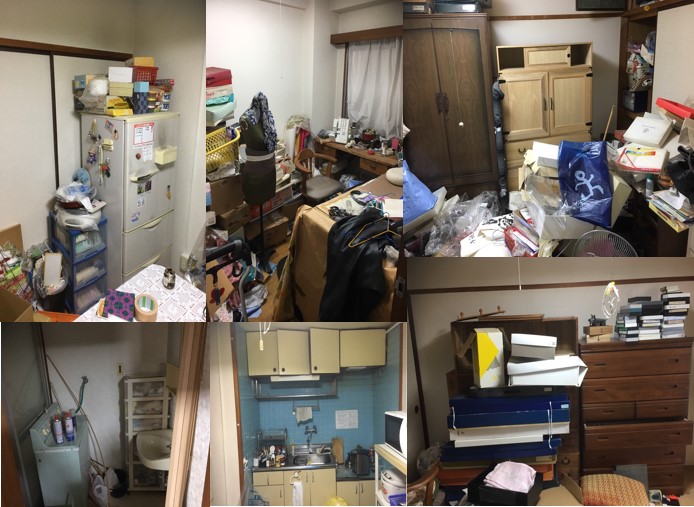 名古屋市北区でのお父様のご自宅の遺品整理と家財まるごと片付け