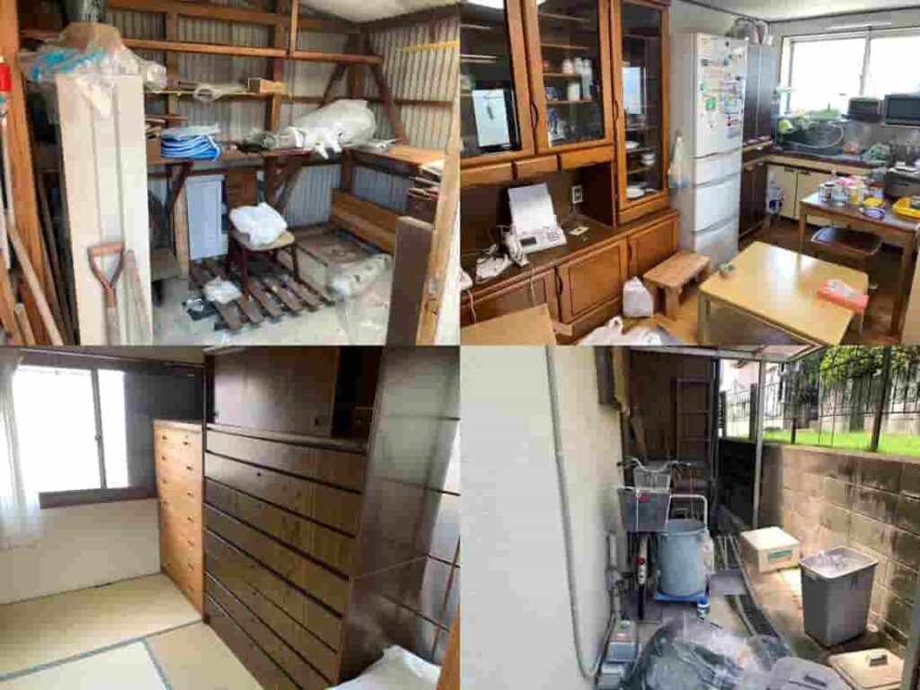 名古屋市の平屋住宅で遺品整理｜2DK＋納屋の家財整理と不用品買取