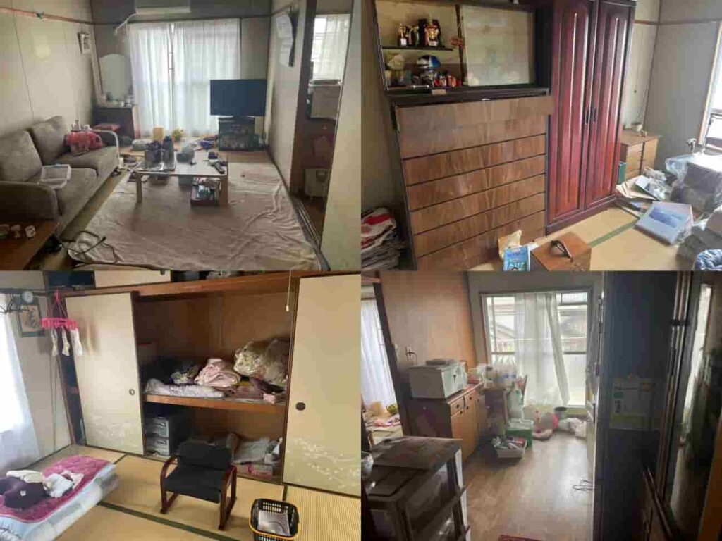 豊明市の生前整理で施設入所に伴うマンション3DKの家財整理・不用品回収