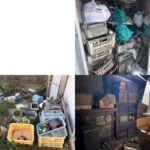 豊明市の遺品整理で物置小屋3棟と庭の不用品回収・ゴミ屋敷片付け