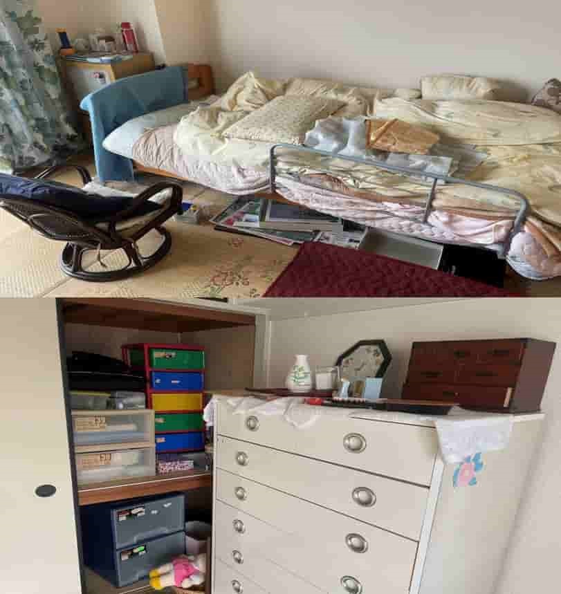 日進市の2DK集合住宅の生前整理で家財整理と不用品買取
