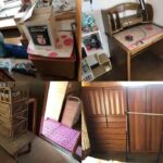 大口町の生前整理｜2階の婚礼家具・学習机の解体搬出と粗大ゴミ回収