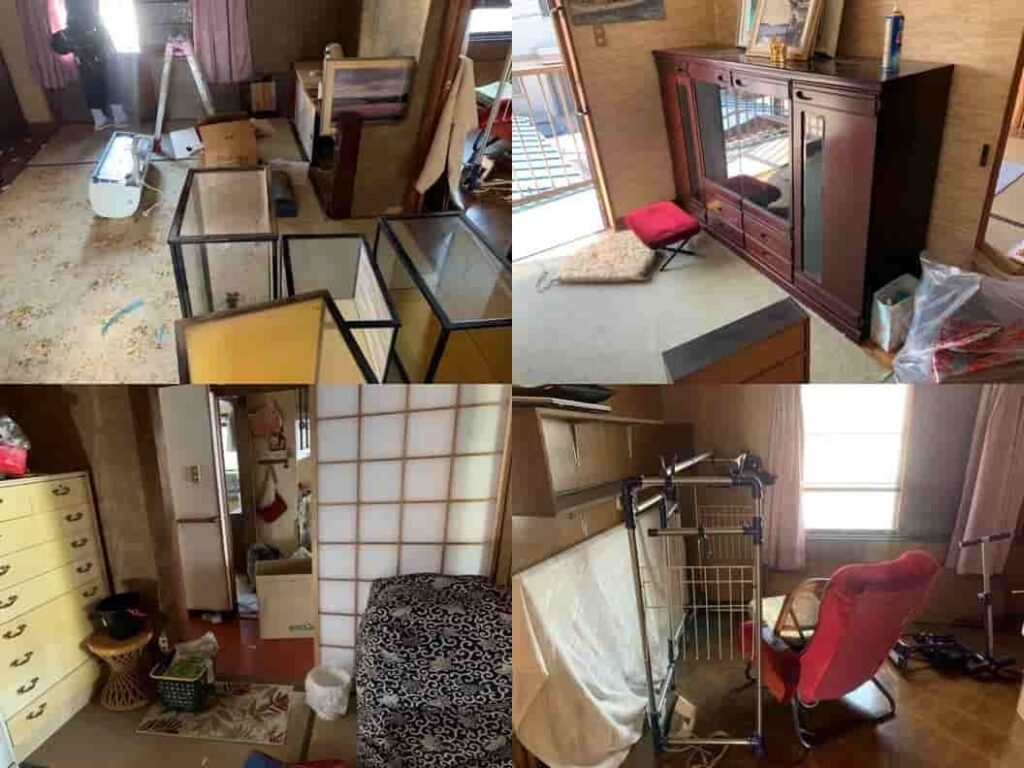 東海市の解体前の5LDK戸建ての遺品整理と不用品回収