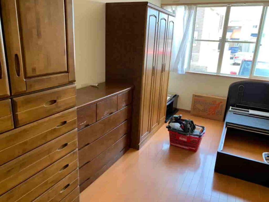 愛西市の高齢者施設での遺品整理