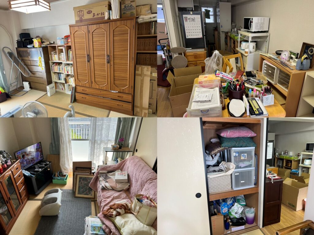 S様の遺品整理前の画像