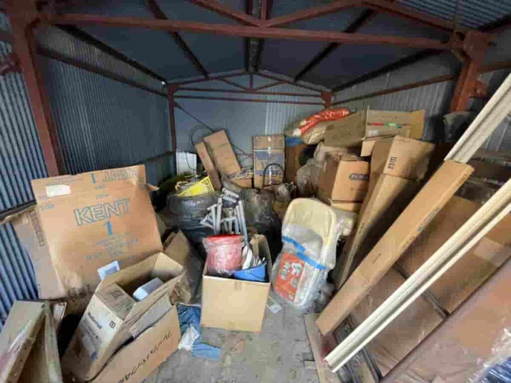 美濃加茂市の遺品整理で賃貸倉庫の返却に伴う不用品回収と電動工具・古道具の買取