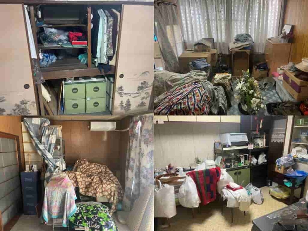 知立市の6LDK戸建てでの実家解体前に家財一式を整理・回収した遺品整理・空き家整理
