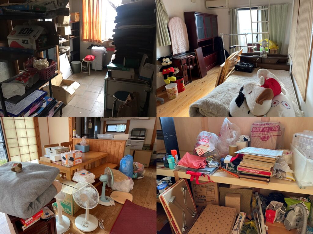 瀬戸市の空き家となっている戸建て実家の売却に伴う丸ごと遺品整理