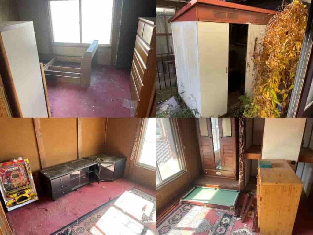 西尾市の戸建て4LDKの不用品回収・空き家整理｜家財撤去と物置解体