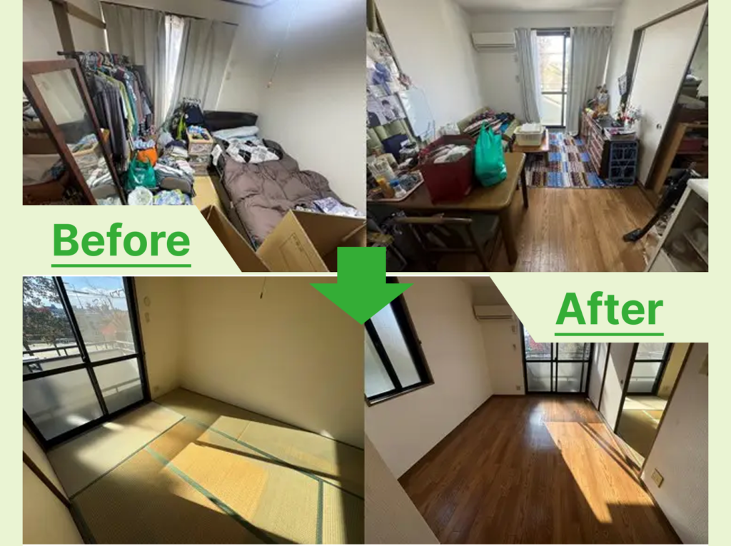 安城市の空き家となった2LDKの実家での生前整理