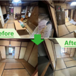 北名古屋市の平屋遺品整理で動産まるごと処分と簡易清掃
