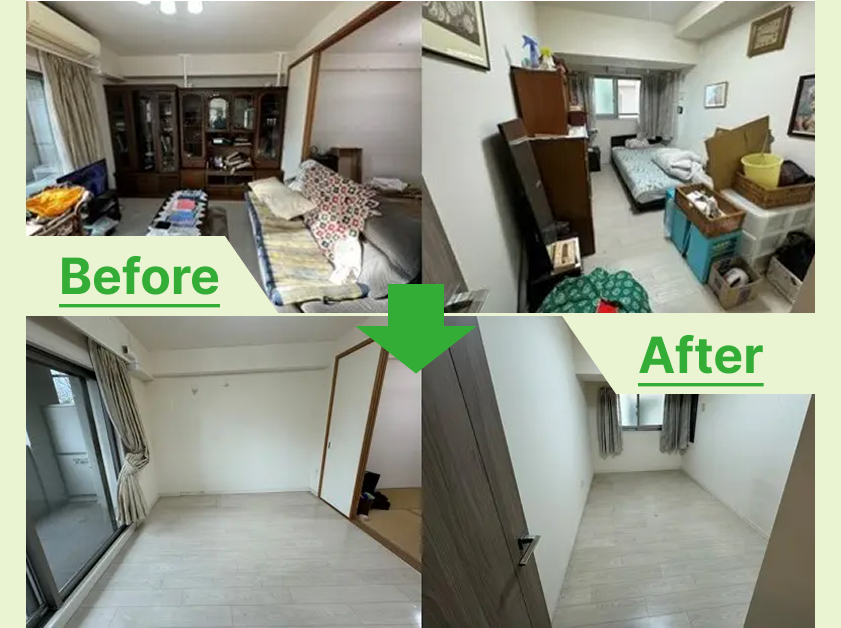 江南市の生前整理で3LDKマンションの残置物撤去とお仏壇供養