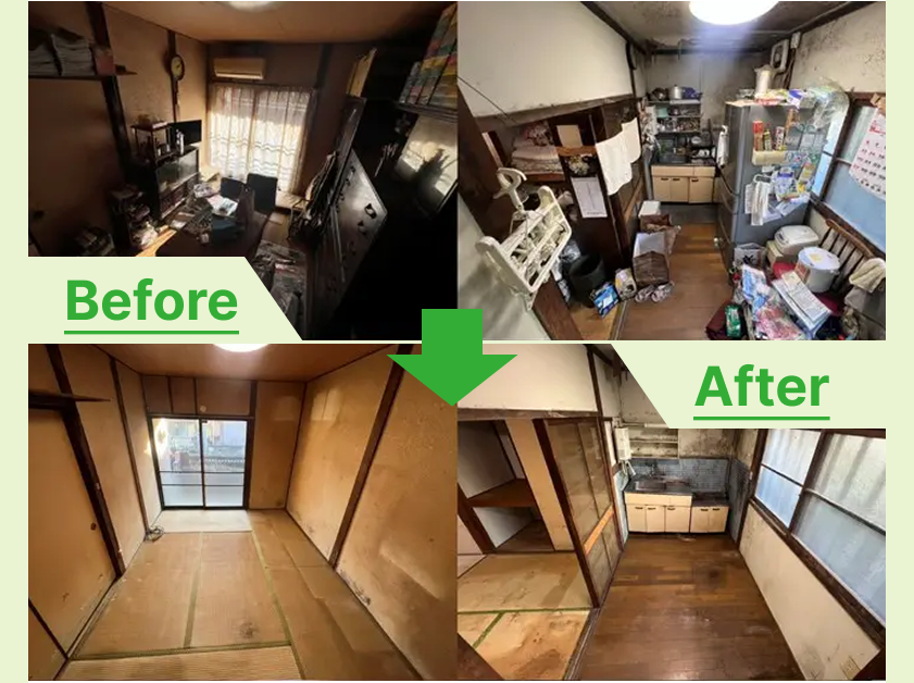 清須市で空き家になった実家の遺品整理と片付け