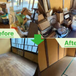 長久手市の解体前平屋と建物周りまるごと片付け・残置物撤去