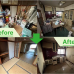 名古屋市中区の空き家店舗兼住宅の遺品整理と不用品買取