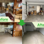 東海市の空き家整理で一軒家まるごと残置物撤去と庭・物置の整理