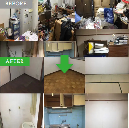 【事例2】愛知県名古屋市北区 3LDKマンションの遺品整理事例