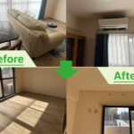 高浜市の引越し後片付けで残置物撤去とエアコン取外し回収