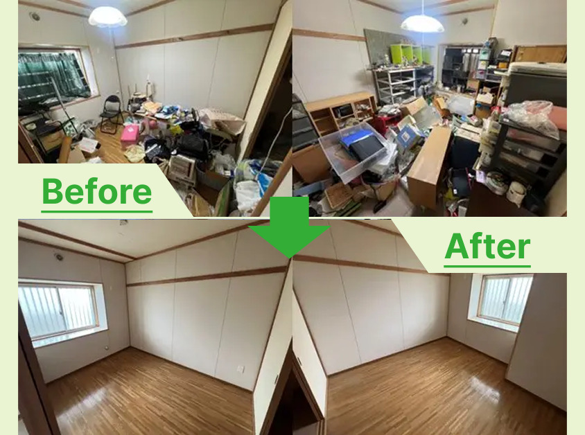 飛島村でゴミ屋敷化した集合住宅3LDKまるごと片付け