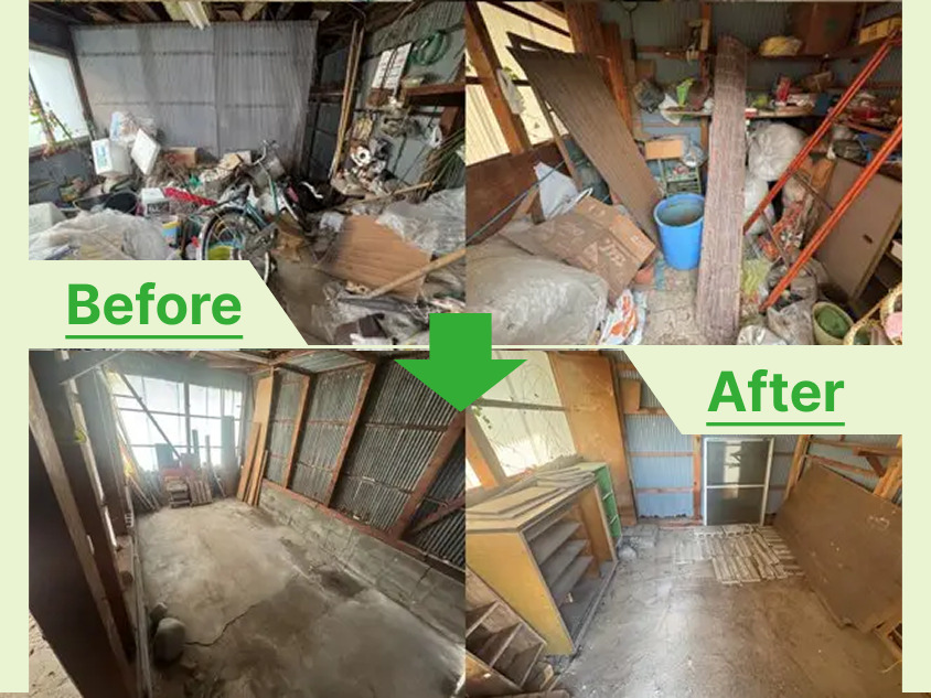 多治見市の空き家となっている一軒家の実家の遺品整理と実家じまい