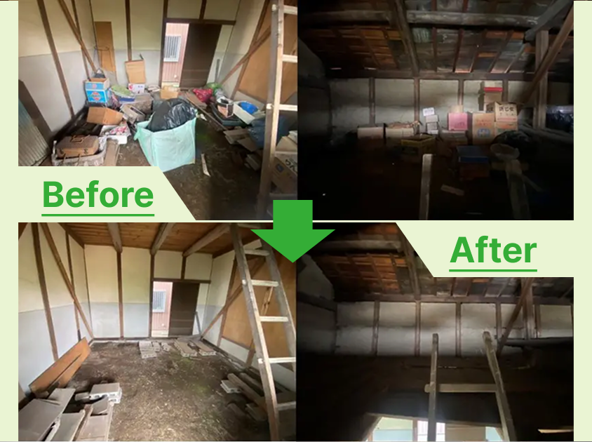 みよし市で平屋一軒家の遺品整理と解体前残置物撤去