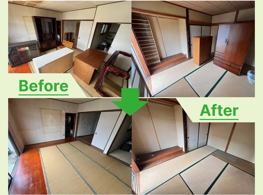 弥富市の実家じまいで大型家具の遺品整理