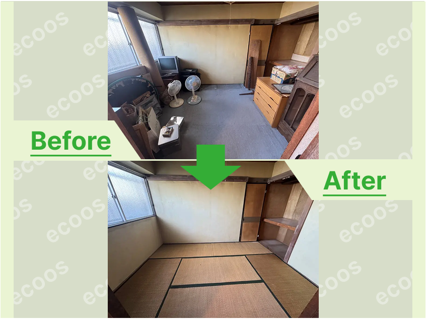 岩倉市の生前整理でマンション売却前の残置物撤去