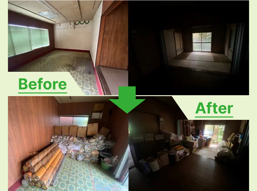 長久手市の実家じまいで空き家一軒家まるごと片付け