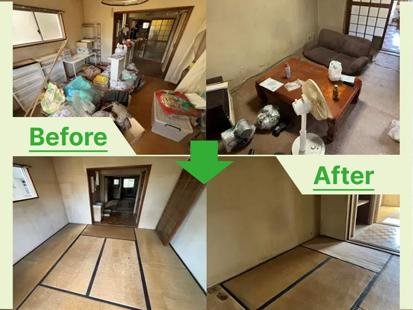 蟹江町の遺品整理とミニ引越しで実家じまいと家財整理