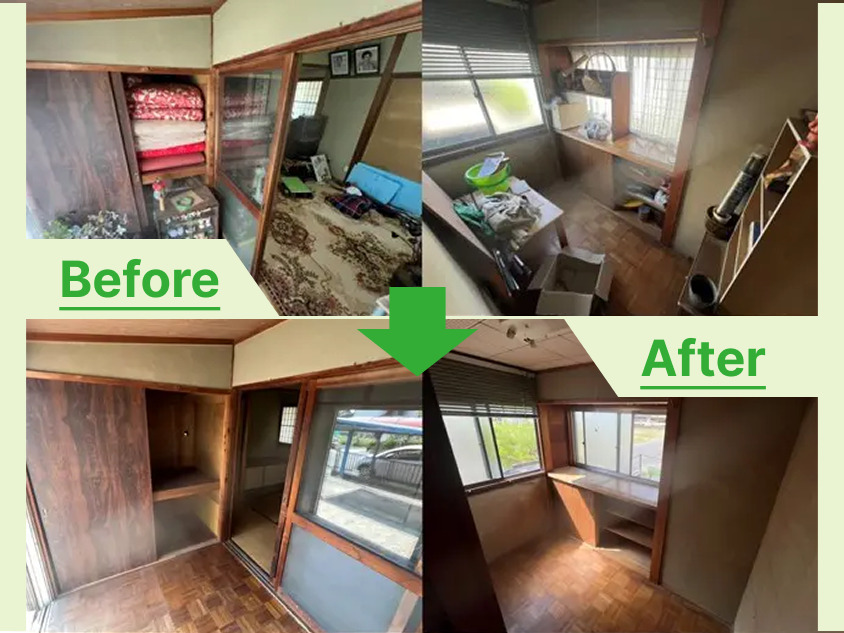 武豊町の遺品整理で解体前の一軒家まるごと片付け