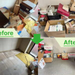 大垣市のマンションで不用品回収と物置解体撤去