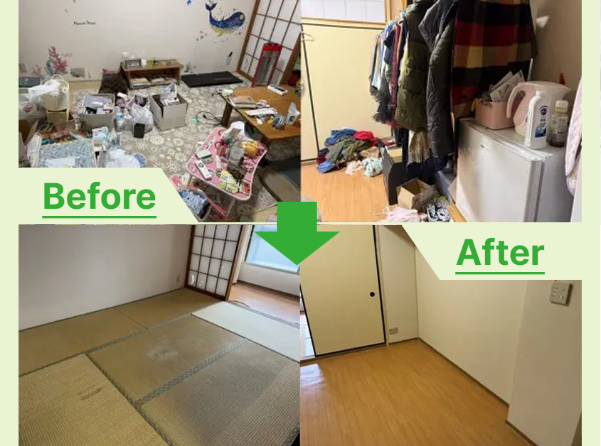 長久手市の生前整理で施設入所後の3DKまるごと片付け